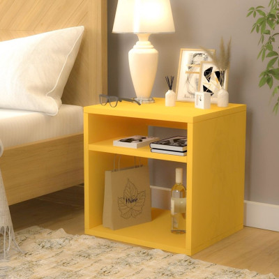 Tủ đầu giường đơn giản hình khối SMLIFE Niawi