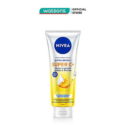 Tinh Chất Dưỡng Thể Nivea Vitamin Body Serum Extra Bright Super C+ 300ml