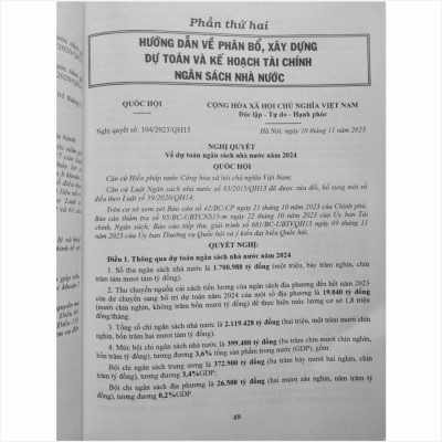 Sách Hệ Thống Mục Lục Ngân Sách Nhà Nước - V2406D