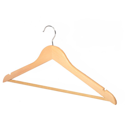 20 Móc Gỗ Treo Quần Áo Vàng Thanh Ngang 44.5cm