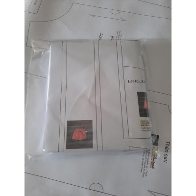 Rập giấy A0 mã 1516 - đầm cổ vuông tay dài (BẢN VẼ)