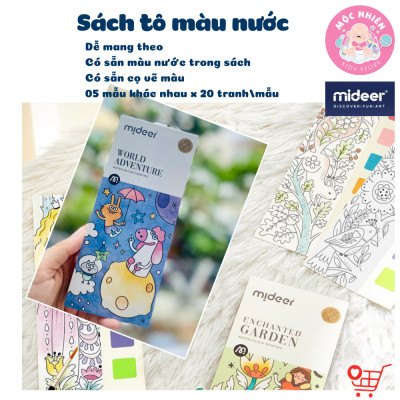 Đồ chơi Tranh tô màu nước Mideer Watercolor Painting
