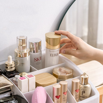 (Hàng Cao Cấp)Tủ Kệ đựng đồ trang điểm nhựa mica trong suốt 2/3/,4 tầng, để mỹ phẩm tiện lợi