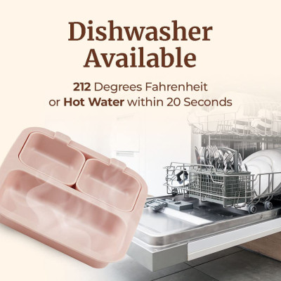 Khay Ăn Trẻ Em Nestique N-12 Cao Cấp 3 Ngăn