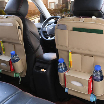 Túi Treo Đồ Sau Ghế Ô Tô, Xe Hơi  Cao Cấp Có Bàn Ăn 