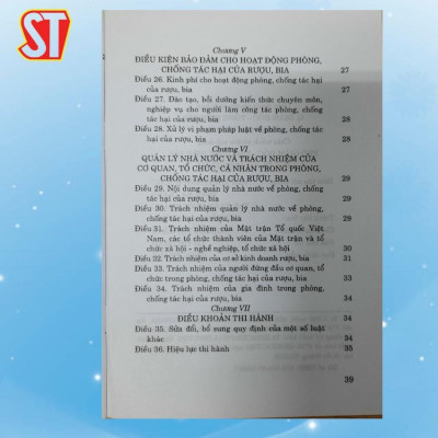Sách - Luật Phòng, Chống Tác Hại Của Rượu, Bia (Hiện Hành) - NXB Chính Trị Quốc Gia