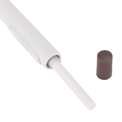 Tẩy Chì 2B Dạng Bút Bấm Deli - Có Bán Lõi Thay - Thân Màu Trắng Nâu - EH01800/EH01912