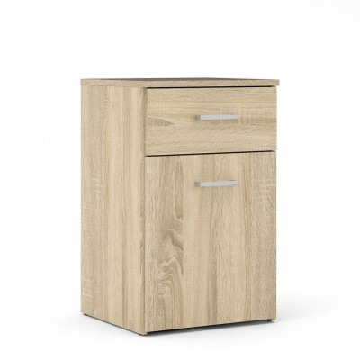 Tủ Đầu Giường Nhỏ Gọn Bằng Gỗ SMLIFE Novapan