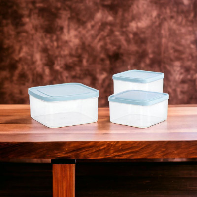 COMBO SÉT 3 Bộ hộp thực phẩm vuông Hokori MH 6529