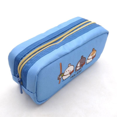 Hộp Bút Magic Channel 2 Ngăn Kéo Molang Ver.3 - Màu Xanh