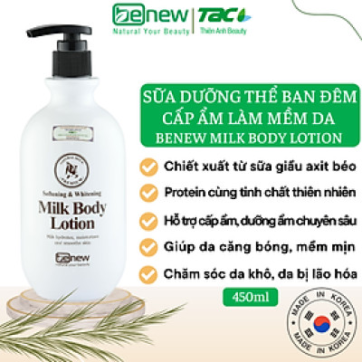 Sữa Dưỡng Thể Trắng Da Benew Whitening Body Lotion (450ml)
