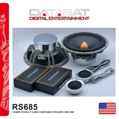 Loa cánh  phân tần 2 way  cho ô tô -  Loa DATASAT 2 way RS 685 LOA CÁNH CỬA Ô TÔ 2 Phân Tần