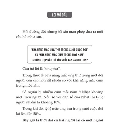 Sách Làm sao để không mắc ung thư