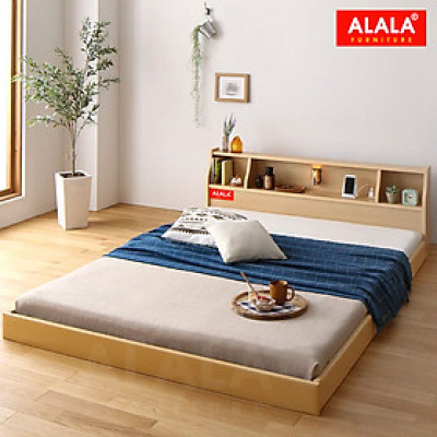Giường thấp ALALA87 / Miễn phí vận chuyển và lắp đặt tận nơi/ Đổi trả 30 ngày/ Sản phẩm được bảo hành 5 năm từ thương hiệu ALALA/ Chịu lực 700kg