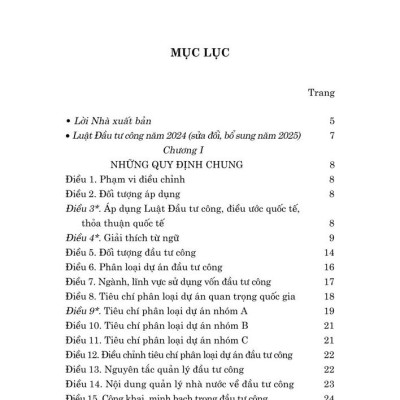 Luật Đầu tư công năm 2024 (sửa đổi, bổ sung năm 2025)