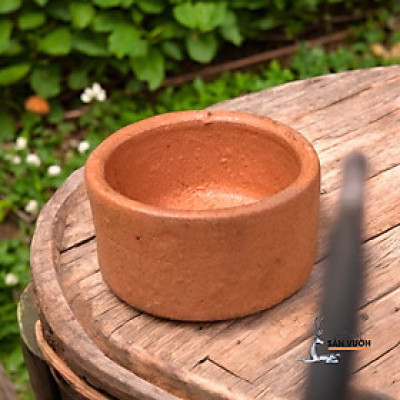 Đế Nến Gốm Đất Nung Mini 3x2cm