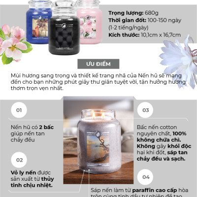 Nến hũ Goose Creek (680g) - Warm & Welcome