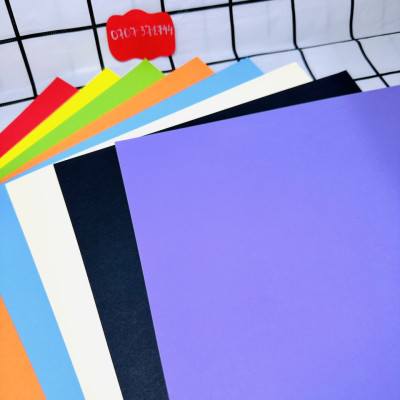 Xấp 10 Tờ Bìa Giấy Thái A4 Định Lượng 160gsm Giấy Bìa Cứng Làm Thủ Công Nhiều Màu