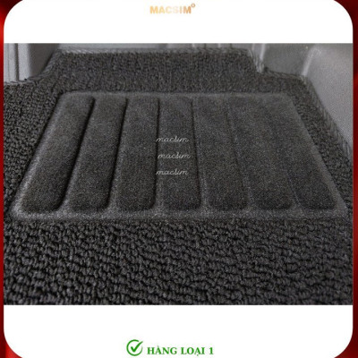 Thảm lót sàn ô tô 2 lớp cao cấp dành cho xe TOYOTA PRADO 2010+ (sd) nhãn hiệu Macsim chất liệu TPE màu đen