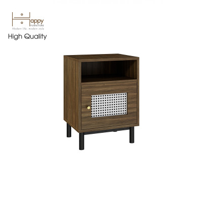 [Happy Home Furniture] ROTAN, Táp đầu giường 1 cửa mở - chân sắt , 42cm x 37cm x 58cm ( DxRxC), TCM_135