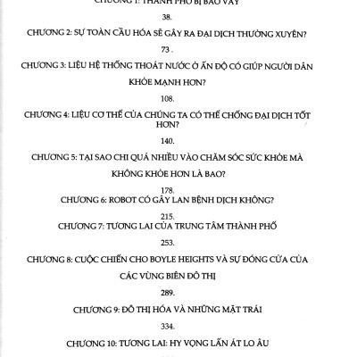 Sinh Tồn Của Đô Thị