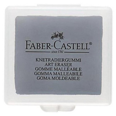 127220-Gôm Đất Sét Màu Xám/Hôp Nhựa-Faber-Castell