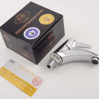 Vòi Lavabo lạnh Eurolife EL-114 (Trắng bạc)