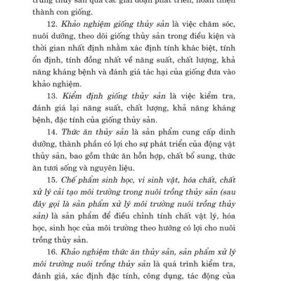Luật thủy sản năm 2017 sửa đổi, bổ sung năm 2020, 2024 (bản in 2024)