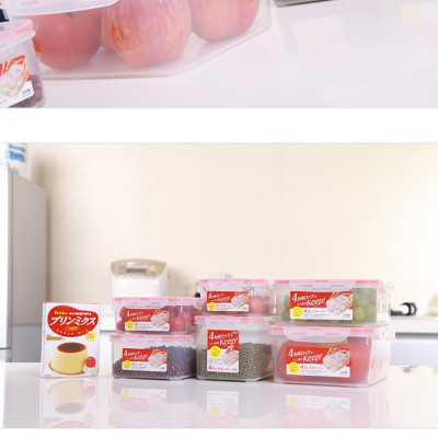 Combo 2 hộp nhựa trong đựng thực phẩm (cỡ nhỏ) - Hàng nội địa Nhật Bản