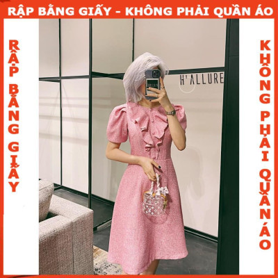 Rập đầm hồng tay phồng mã 1157 - giấy A0 (BẢN VẼ)