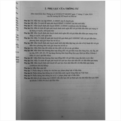 Sách Tuyển Tập Mẫu Hồ Sơ Mời Thầu Mua Sắm Hàng Hóa Trên Hệ Thống Mạng Đấu Thầu Quốc Gia - V2510D