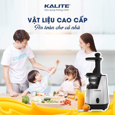 Máy Ép Chậm Kalite KSJ4413 Công Nghệ Châu Âu Dung Tích 350 ML Công Suất 20 0W - Hàng Chính Hãng