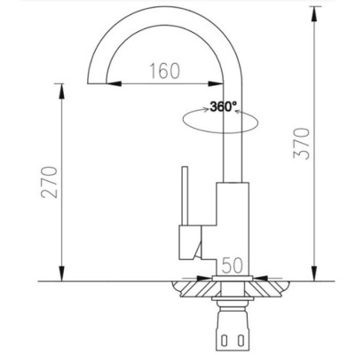 VÒI RỬA bát 2 ĐƯỜNG NÓNG LẠNH INOX SUS304 XƯỚC MỜ, nhãn hiệu ROSLER RL-802, SANG TRỌNG, AN TOÀN, BỀN BỈ DT