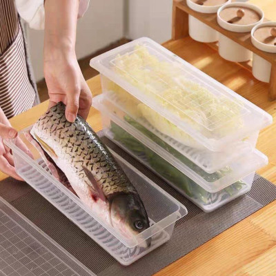 COMBO 3 HỘP ĐỰNG THỰC PHẨM CÓ KHAY LÓT RÁO NƯỚC ĐỂ TỦ LẠNH TRONG SUỐT TIỆN LỢI MH5686