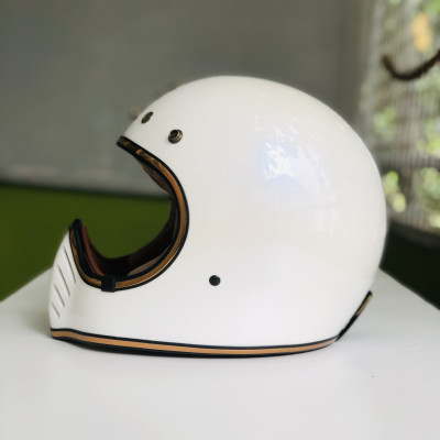 Nón bảo hiểm fullface ROYAL H1 trắng bóng