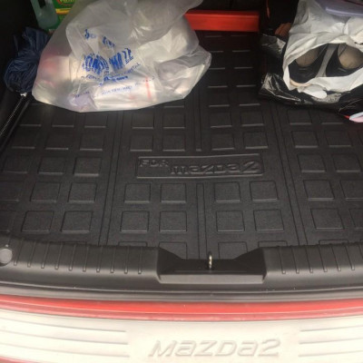 LÓT CỐP NHỰA THEO XE MAZDA 2 SEDAN ĐỜI 2015 - 2018 { HÀNG ĐẸP }