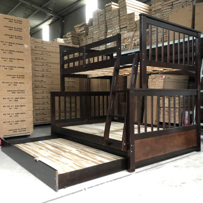 [Miễn phí vận chuyển, lắp đặt] Giường tầng xuất khẩu York 1m2/1m4 - IBIE