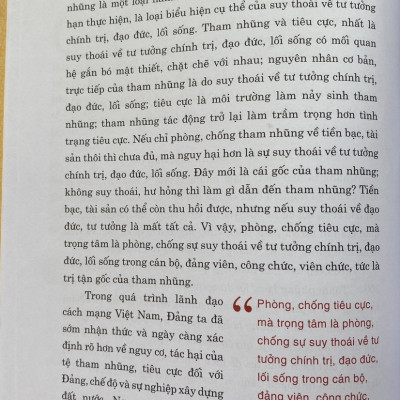 Kiên Quyết, Kiên Trì Đấu Tranh Phòng, Chống Tham Nhũng, Tiêu Cực, Góp Phần Xây Dựng Đảng Và Nhà Nước Ta Ngày Càng Trong Sạch, Vững Mạnh