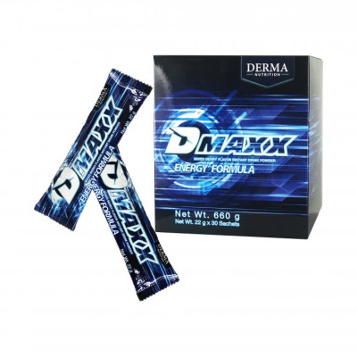 DMAXX thức uống bổ sung vitamin năng lượng có đường DAMODE 14 gói dùng thử màu xanh