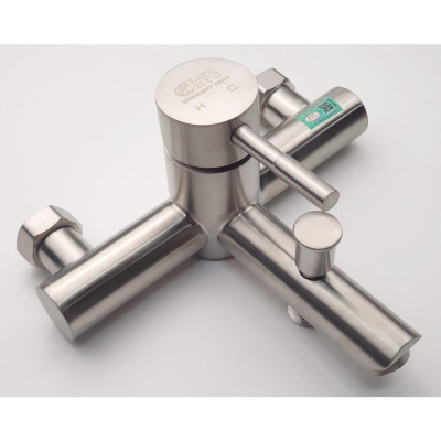 Bộ vòi sen nóng lạnh Inox SUS 304 Eurolife EL-1201 (Trắng vàng)