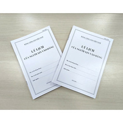 Lý lịch của người xin vào Đảng ( Mẫu 2-KNĐ)