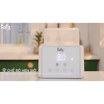 Máy Hâm Sữa Tiệt Trùng Điện Tử Duo 3 Fatzbaby Fb3093Vn
