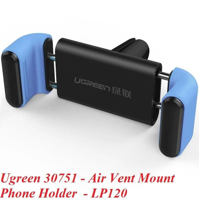 Ugreen UG30751LP120TK Màu xanh dương Giá Kẹp điện thoại trên khe thông gió ô tô xoay 360 độ - HÀNG CHÍNH HÃNG