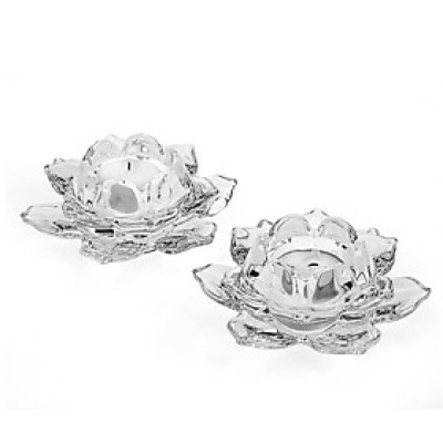 Sét chân nến hoa sen Shannon Hàng Đức Hàng chính hãng