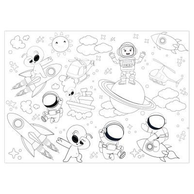 Tranh cuộn tô màu DIY Thiên Long Colokit CRO-C001