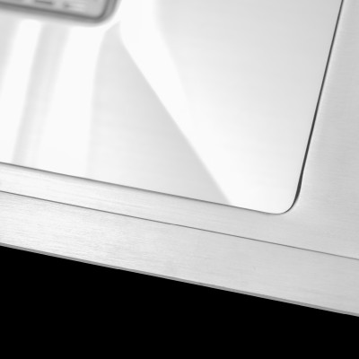 Chậu rửa chén Malloca MS 6302 ST - 1 ngăn cực rộng - Inox 304 - Hàng chính hãng