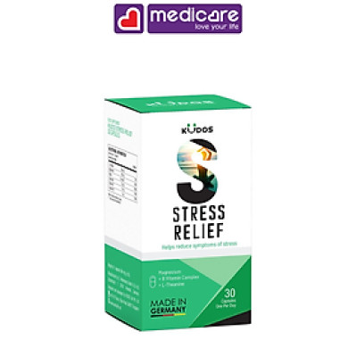 Viên Uống KUDOS Stress Relief Hỗ Trợ Giảm Căng Thẳng 30 viên