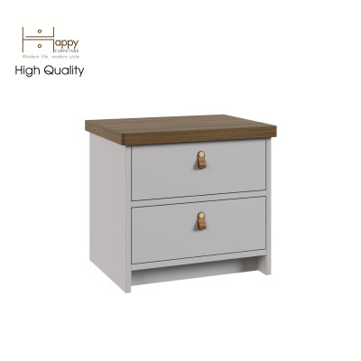 [Happy Home Furniture] NOMIA , Táp đầu giường 2 ngăn kéo , 50cm x 40cm x 46cm ( DxRxC), THK_069