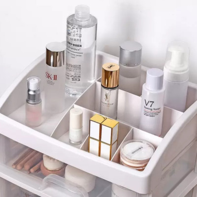 (Hàng Cao Cấp)Tủ Kệ đựng đồ trang điểm nhựa mica trong suốt 2/3/,4 tầng, để mỹ phẩm tiện lợi