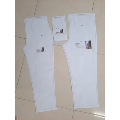 Rập giấy A0 mã 1477- bộ áo yêm quần suông (BẢN VẼ)